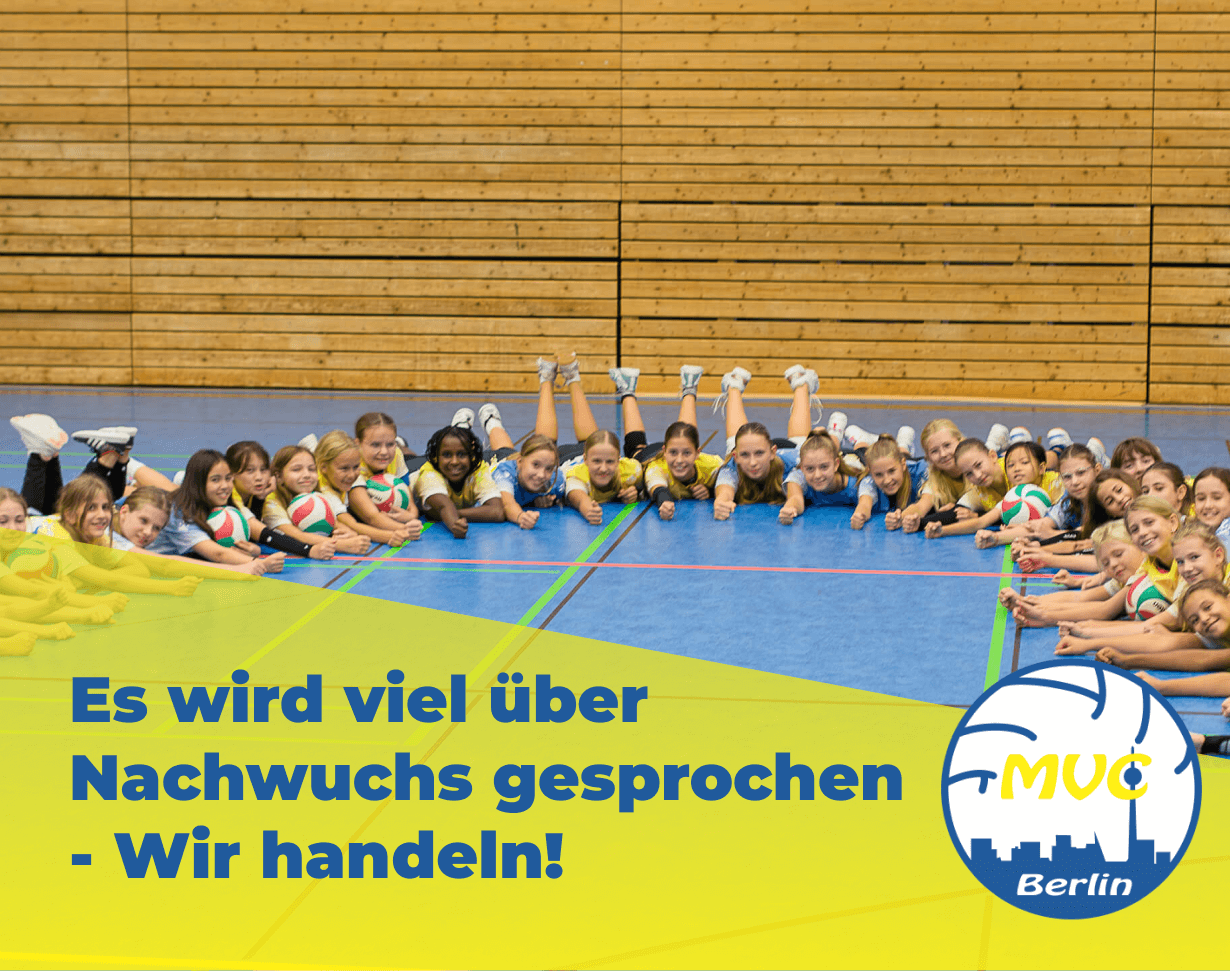 Es wird viel über Nachwuchs gesprochen - Wir handeln!